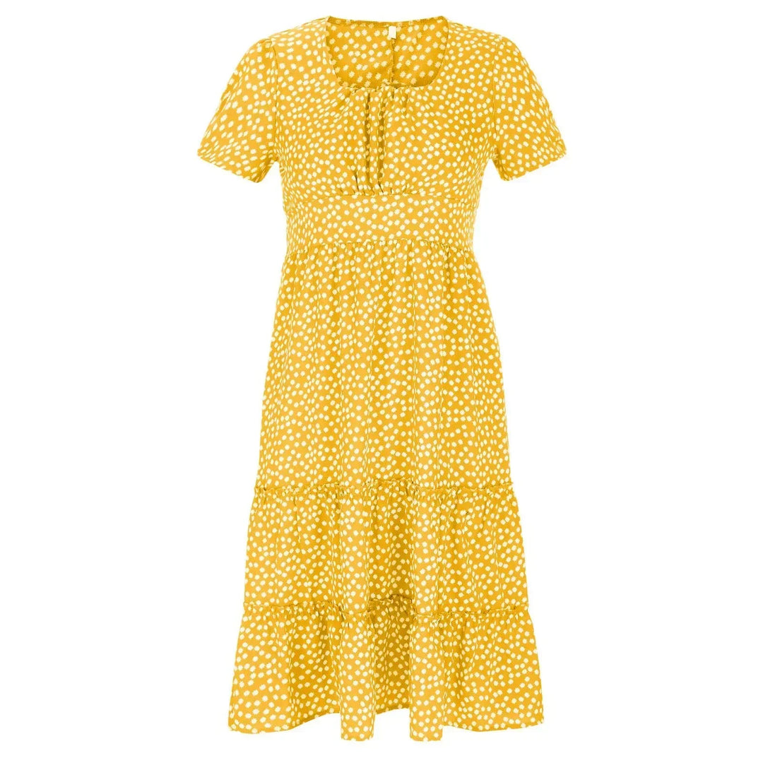 Julia | Vestido midi con estampado floral